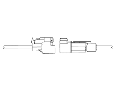 Chevy 19333318 CONNECTOR KIT,BODY WIRING HARNESS(WINDOW MOTOR - REAR)(BLACK)(7-WAY FEMALE)(W/LEADS)(SIDE ELECTRIC CODE:  M74LR)