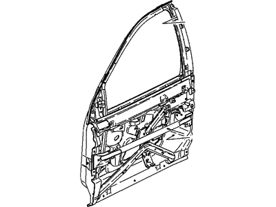 GM 21172111 Door Frame Assembly, Front Driver Side