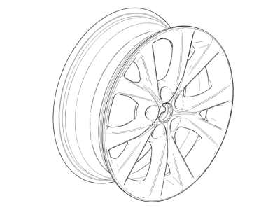 GM 19301333 Wheel, Wheel - Front And Rear