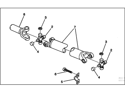 GMC S15 Jimmy Drive Shaft - 7841484