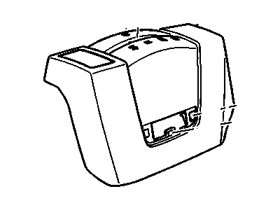 GM 22906961 Bezel, Four Wheel Drive Transfer Case Shift Control, Black