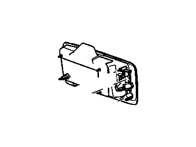 Chevy 15269298 HANDLE,REAR DOOR OUTSIDE(INCLUDES 5,30)(PAINT TO MATCH)(INCLUDES BASE)