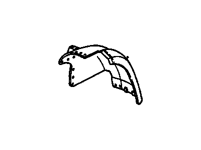 GM 15653390 Extension, Front Fender Panel, Passenger Side