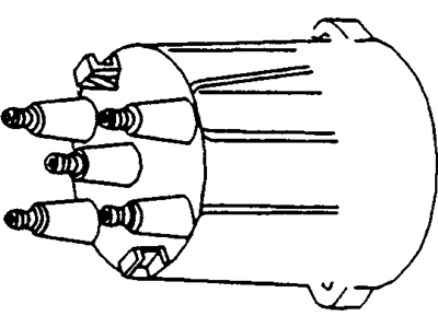 Chevy Distributor Cap - 19110940