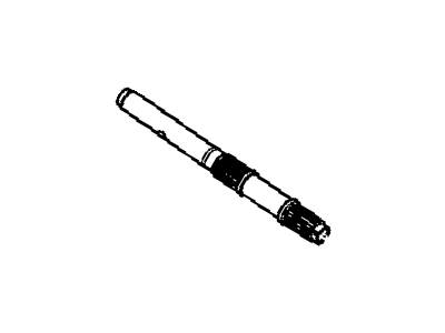 GM 19133025 Shaft, Transfer Case Shift Control