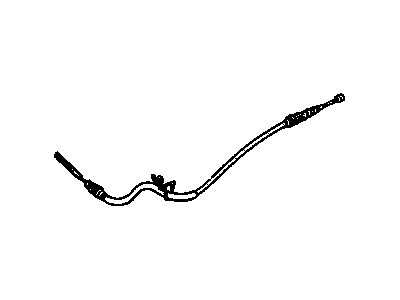 1999 Cadillac DeVille Parking Brake Cable - 25640421