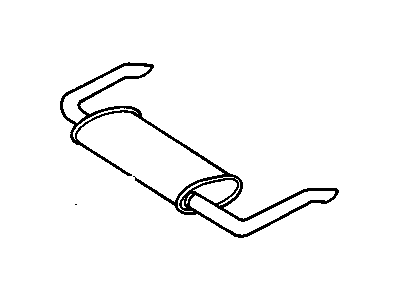 Pontiac Firebird Muffler - 10198397