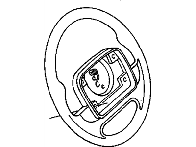 Chevy Corsica Steering Wheel - 17997261