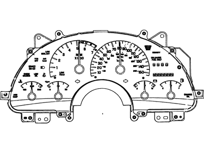 Pontiac Firebird Instrument Cluster - 16194292
