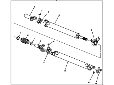 Chevy 25936891 Drive Shaft