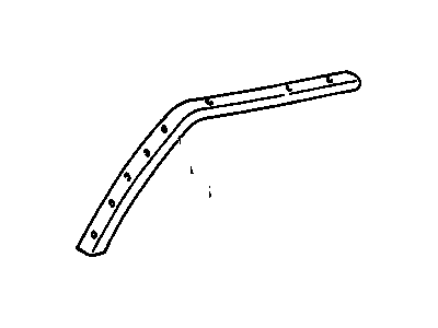 Chevy 10281098 Run Weatherstrip Retainer