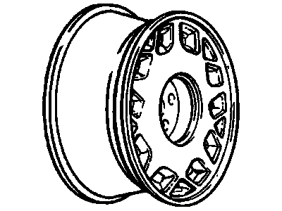 1997 Cadillac DeVille Spare Wheel - 9593091