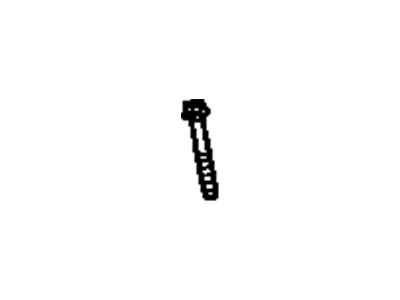 Buick 11519431 BOLT,ENGINE MOUNT STRUT(M12X100, CONE POINT, 10.9,WASHER)(4.085)