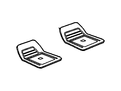 GM 12371495 Mat Package, Front Floor Mat (Vinyl)