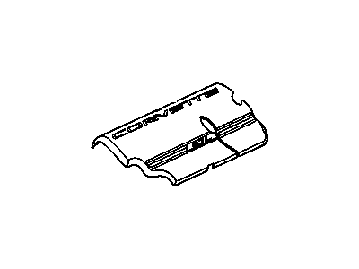 GM 12561503 Cover, Fuel Injection, Black, Driver Side