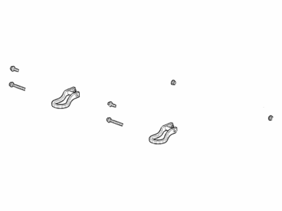 Chevy 84195899 HOOK PKG,FRONT TOW(INCLUDES 1,5)(CHROME)
