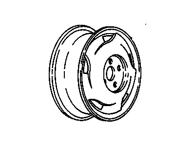 1990 Pontiac Bonneville Spare Wheel - 12507130