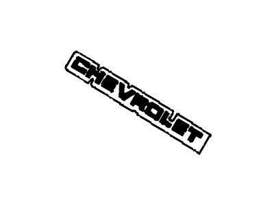 Chevy 14103471 Nameplate