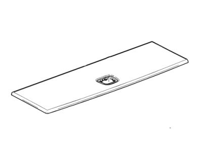 Chevy 23258945 COVER,REAR COMPARTMENT FLOOR STOWAGE COMPARTMENT(INCLUDES 2)(DUNE)(*KIT1)