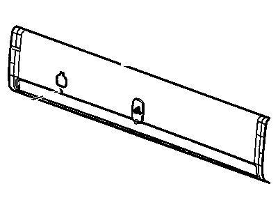 GM 89024322 Molding, Back/Rear Window Glass Reveal