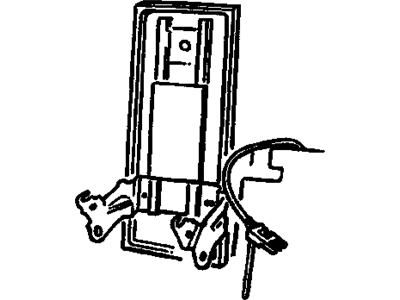 Cadillac 90277259 Compartment Door