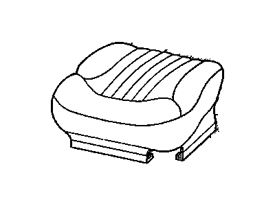 GM 12479576 Cover, Av5 - Front High Back Bucket Cushion, Driver Side