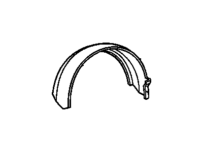 Cadillac Fender Splash Shield - 25665145