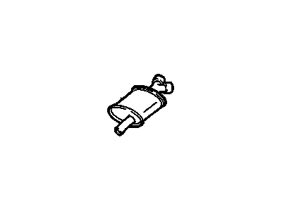 Cadillac DeVille Muffler - 3531055