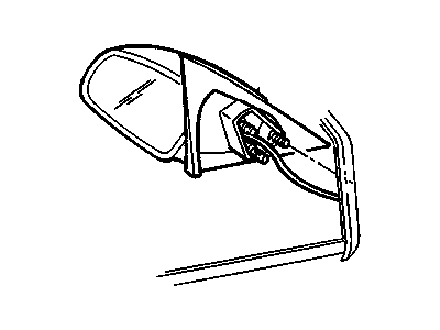 Pontiac Side View Mirrors - 12335392