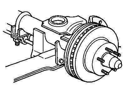 Pontiac Brake Disc - 14026865
