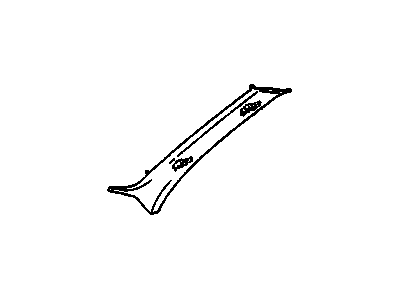 Cadillac 16653635 Windshield Trim