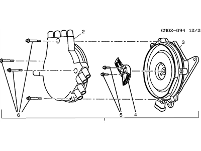 GM 19212299 Distributor Assembly