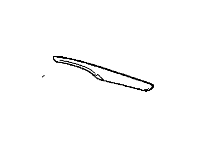 Cadillac 20822852 APPLIQUE,FRONT SIDE DOOR TRIM PANEL(PART OF 11)(SAPELE MIDNIGHT)