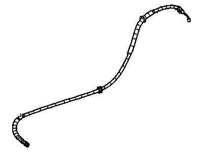 2010 Chevy Cobalt Parking Brake Cable - 25973592