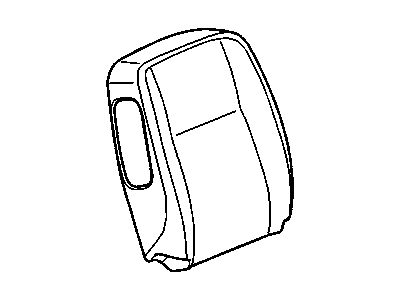 Chevy 19178551 COVER,PASSENGER SEAT BACK(CASHMERE)