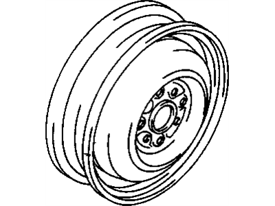 1998 Chevy Metro Spare Wheel - 96062137