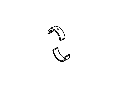 GMC Crankshaft Thrust Washer Set - 19256552