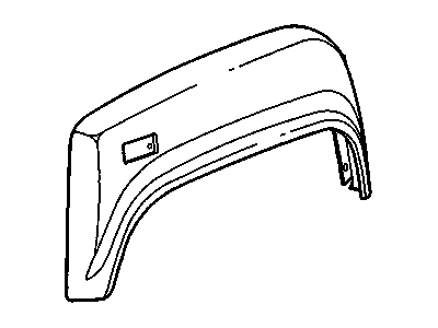 GM 15558856 Fender, Front Fender