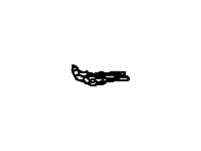 GM 20163377 Corner Gutter, Rear Driver Side