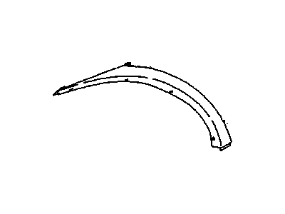 GM 21111215 Molding Panel, Rear Driver Side