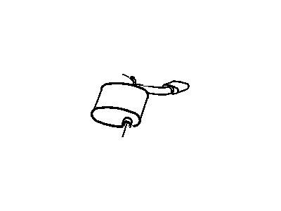 Oldsmobile Aurora Muffler - 25644112