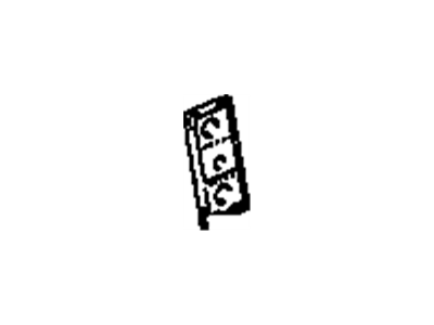 Cadillac 3522539 Switch Bezel
