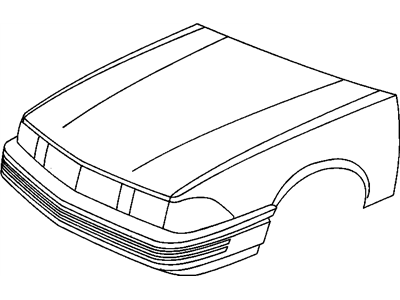 Chevy Cavalier Bumper - 22538757