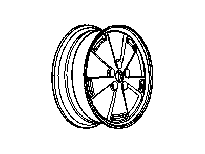 1989 Oldsmobile Cutlass Supreme Spare Wheel - 10121063