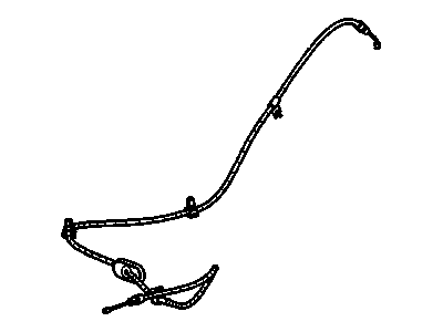 2004 Chevy Malibu Parking Brake Cable - 10373844