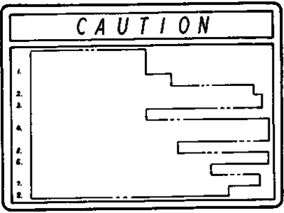 GM 94852728 Caution Label