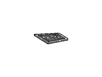GM 15971932 Grille, Radio Receiver, Charcoal, Front