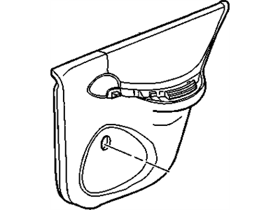 Oldsmobile 88979153 Door Trim Panel
