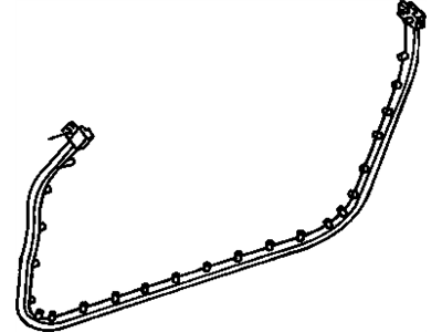 1988 Chevy Corvette Door Seal - 17986019