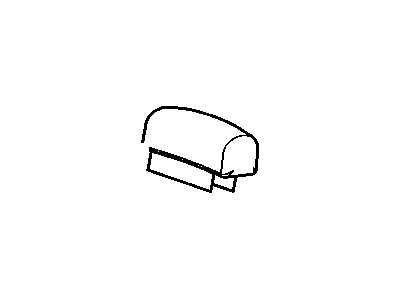 Cadillac 88976671 Headrest Cover